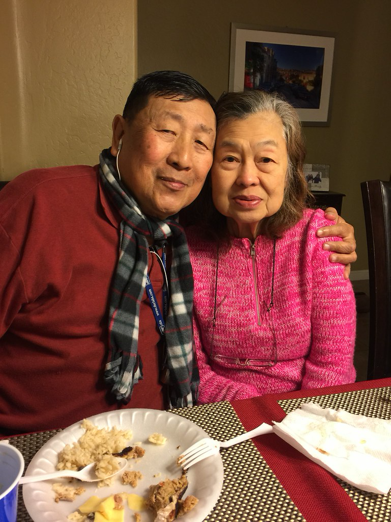 Victoria sharing a meal with her husband