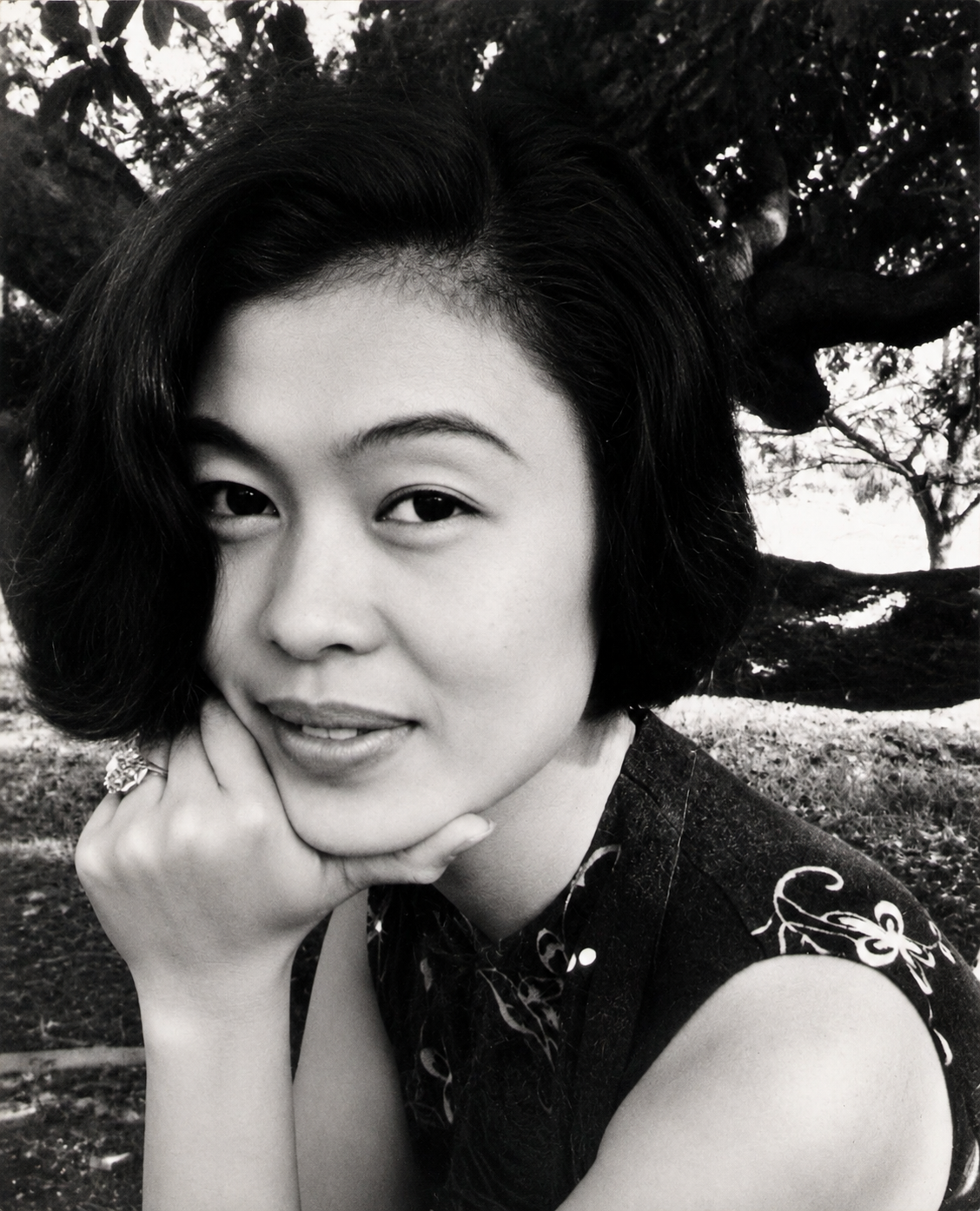 Black-and-white portrait of Victoria “Betty” Satorre as a young woman